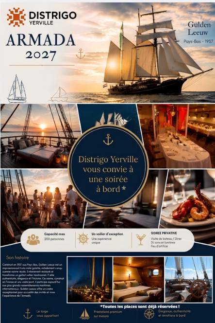 Visuel de l'événement Armada 2027 – Soirée à bord du Gulden Leeuw